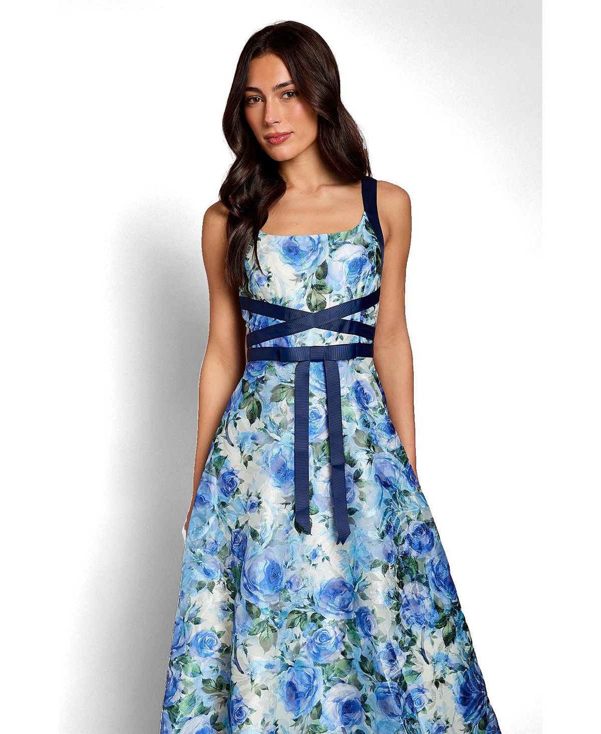 Coast Women's Floral Jacquard Midi Dress view 3 — MAYCSS fashion products