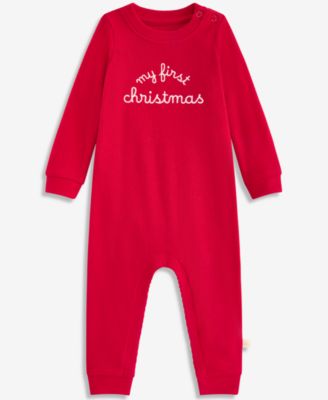 Baby 0M-24M My First Christmas Coverall