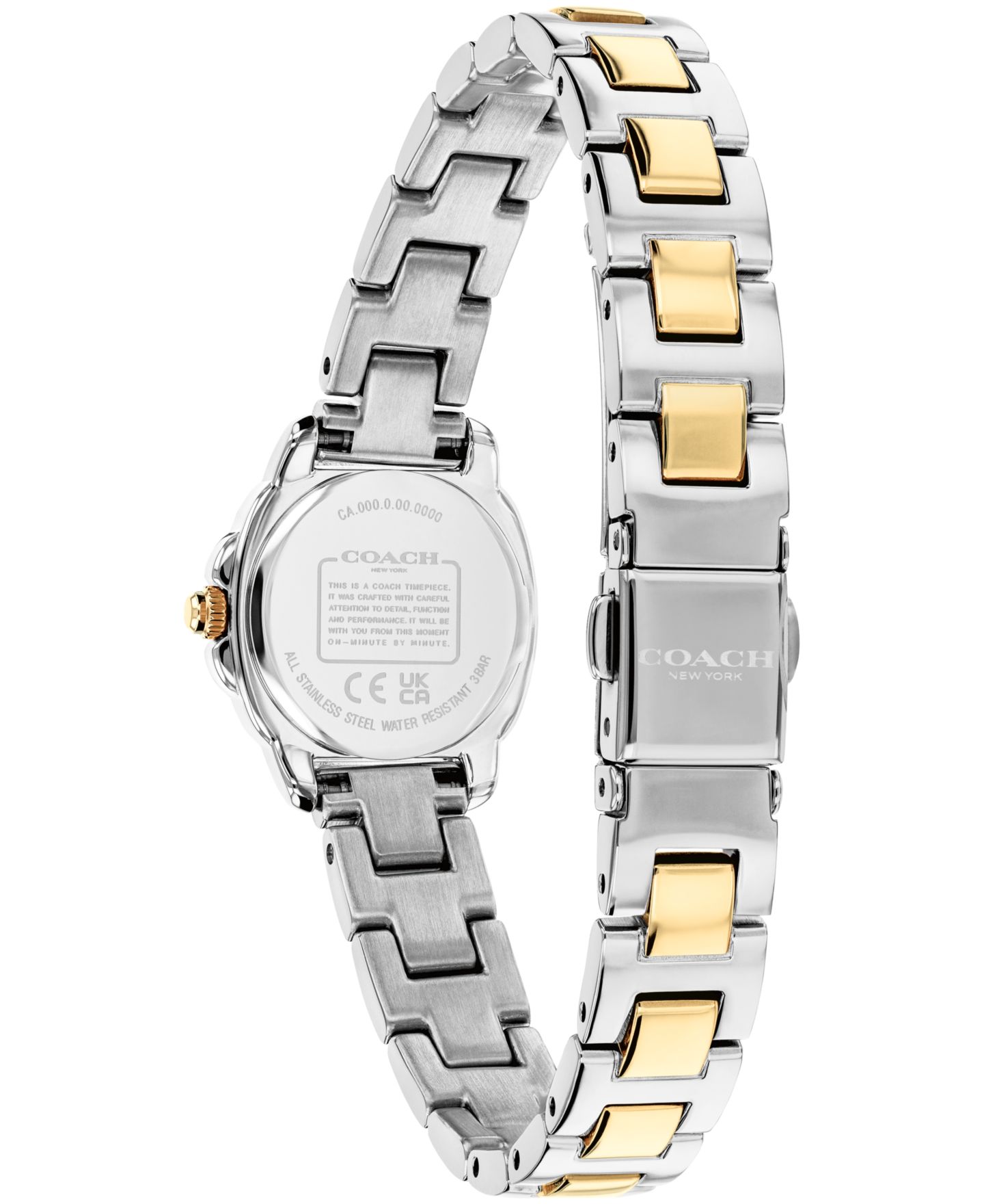 Женские часы COACH Kitt Two-Tone Stainless Steel Bracelet Watch 21mm — фото 2