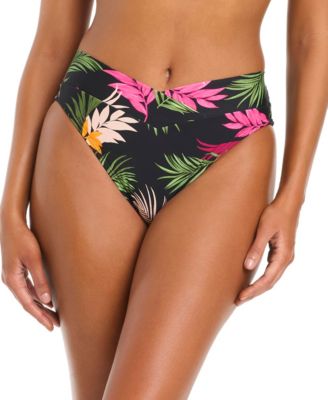 Women's Havana Heat V-Waist High-Leg Swim Bottoms