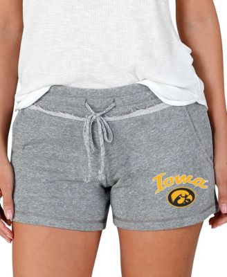 Women's Gray Iowa Hawkeyes Mainstream Terry Shorts