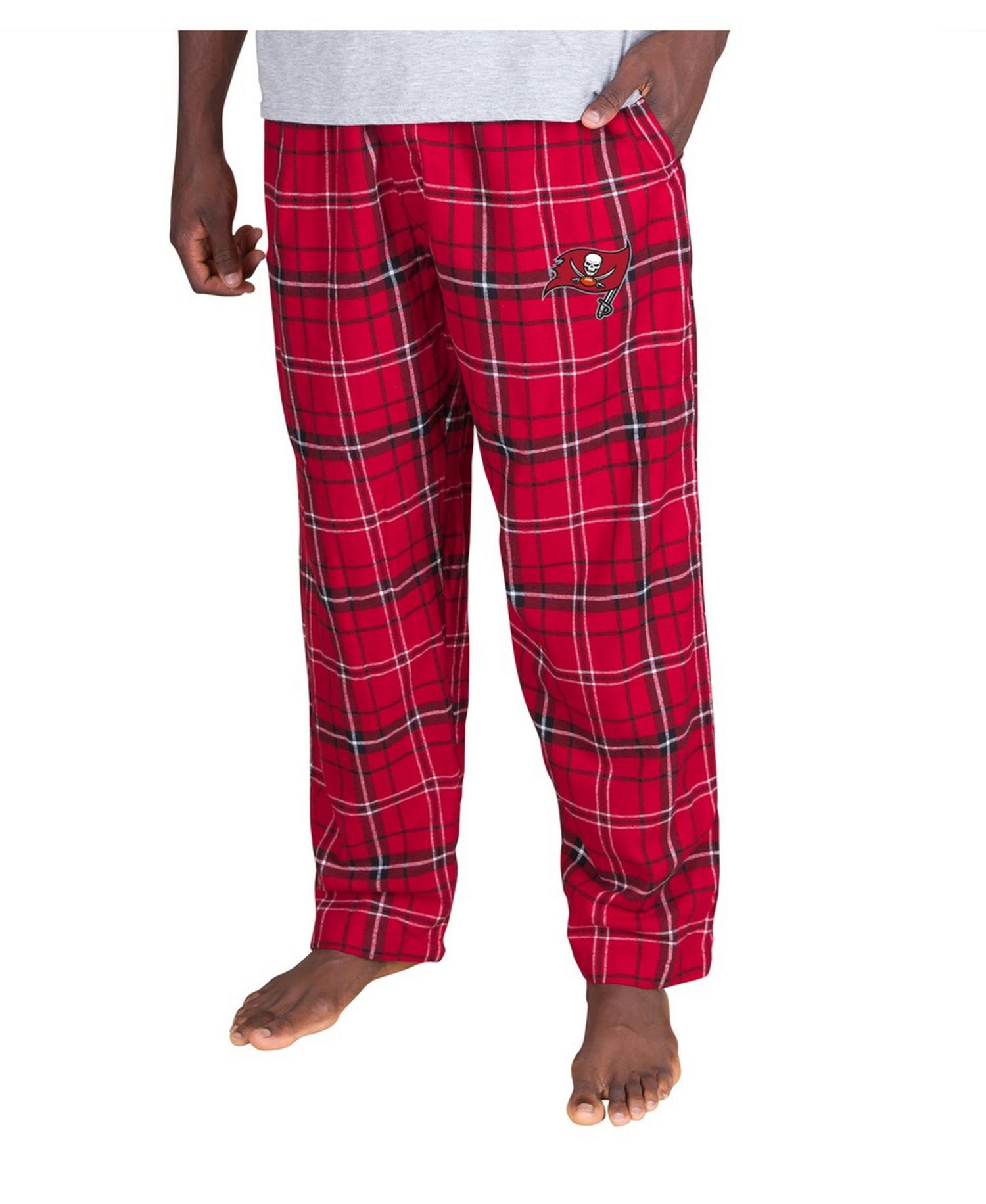 Men's Red Tampa Bay Buccaneers Ultimate Plaid Flannel Pants