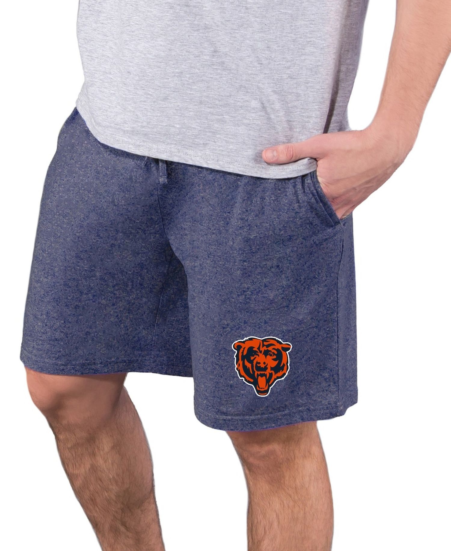 Men's Navy Chicago Bears Quest Knit Jam Shorts