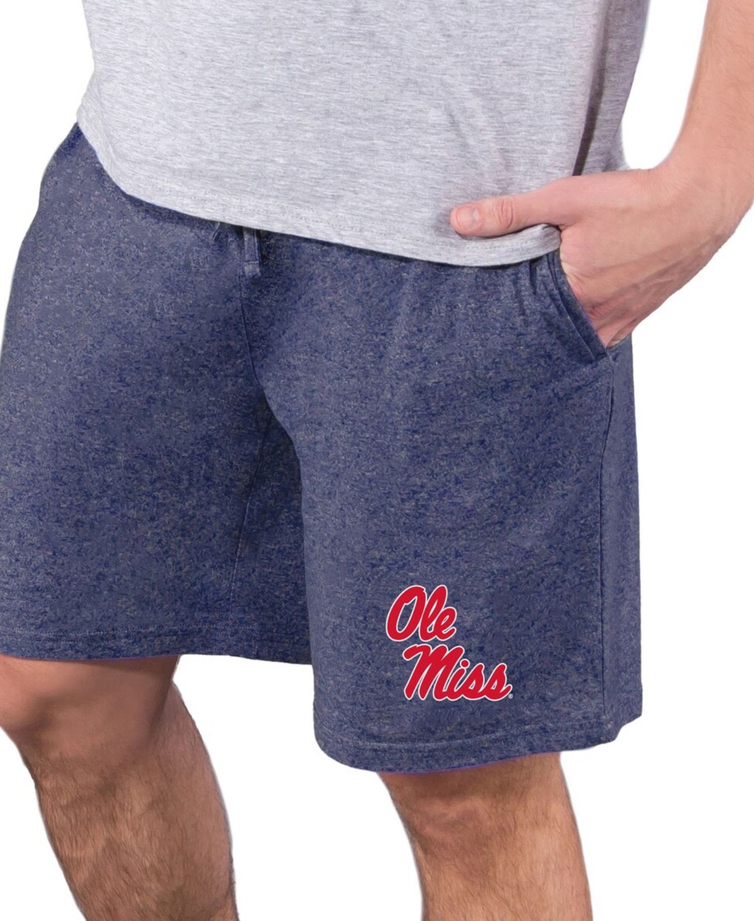 Men's Navy Ole Miss Rebels Quest Knit Jam Shorts
