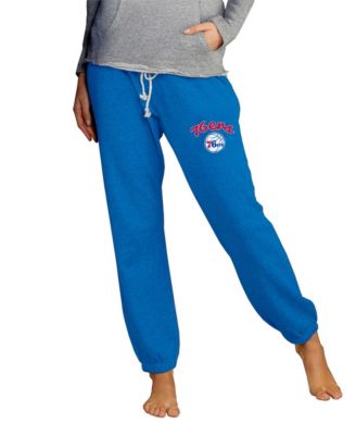 Women's Royal Philadelphia 76ers Mainstream Knit Jogger Pants