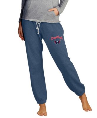 Women's Navy Washington Capitals Mainstream Knit Jogger Pants