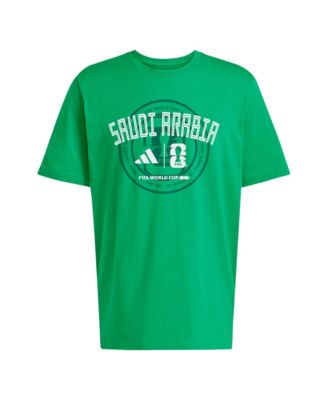 Men's Green Saudi Arabia National Team 2026 FIFA World Cup Qualifier T-Shirt
