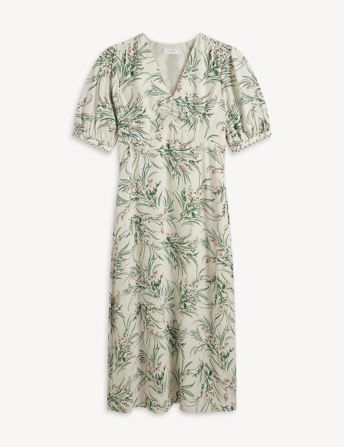 Hobbs London Women's Florentina V-Neck Midi Dress view 7 — MAYCSS fashion products
