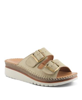 Women's Minisia Wedge with Adjustable Buckle Closure