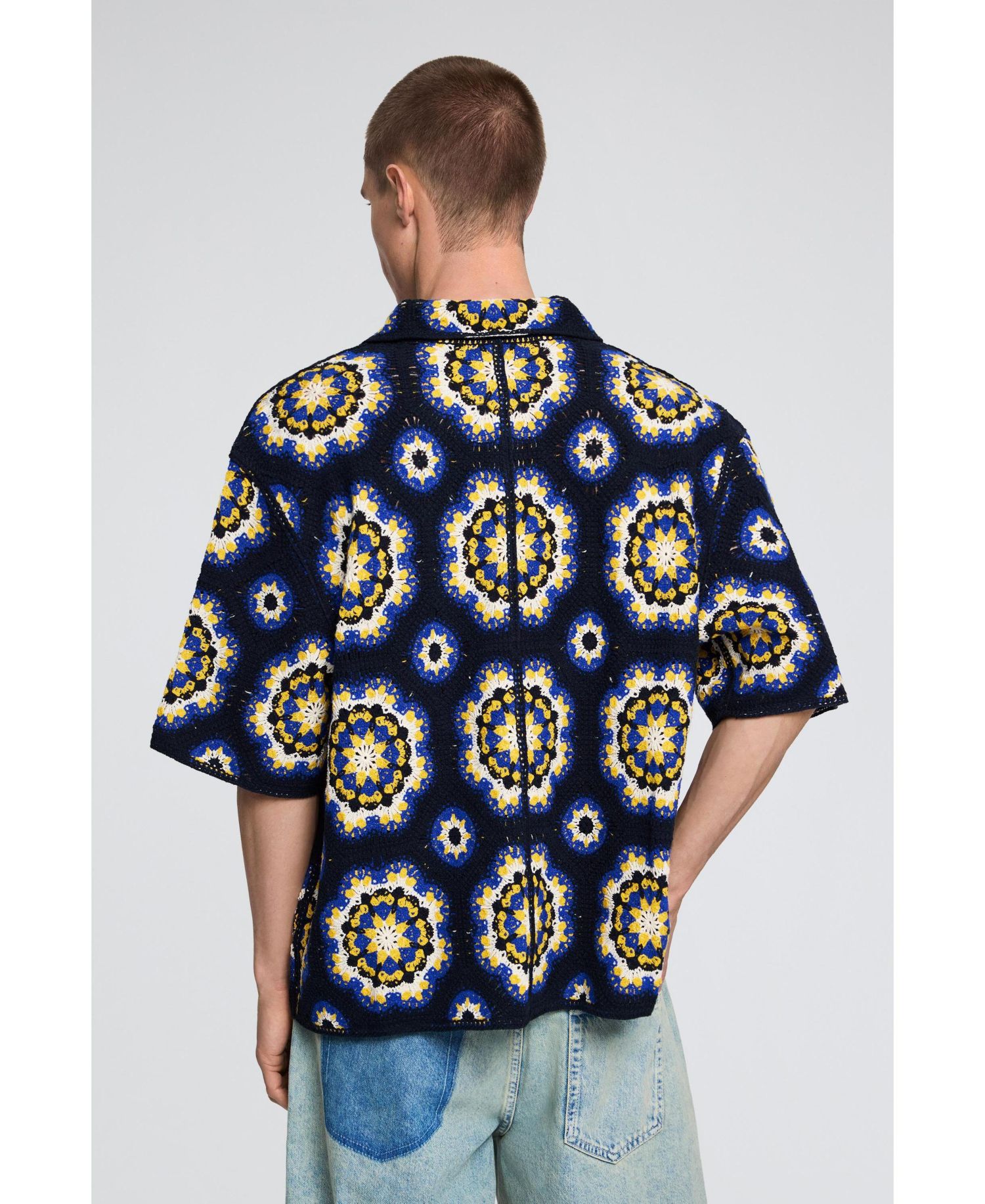 Men's Crochet shirt
