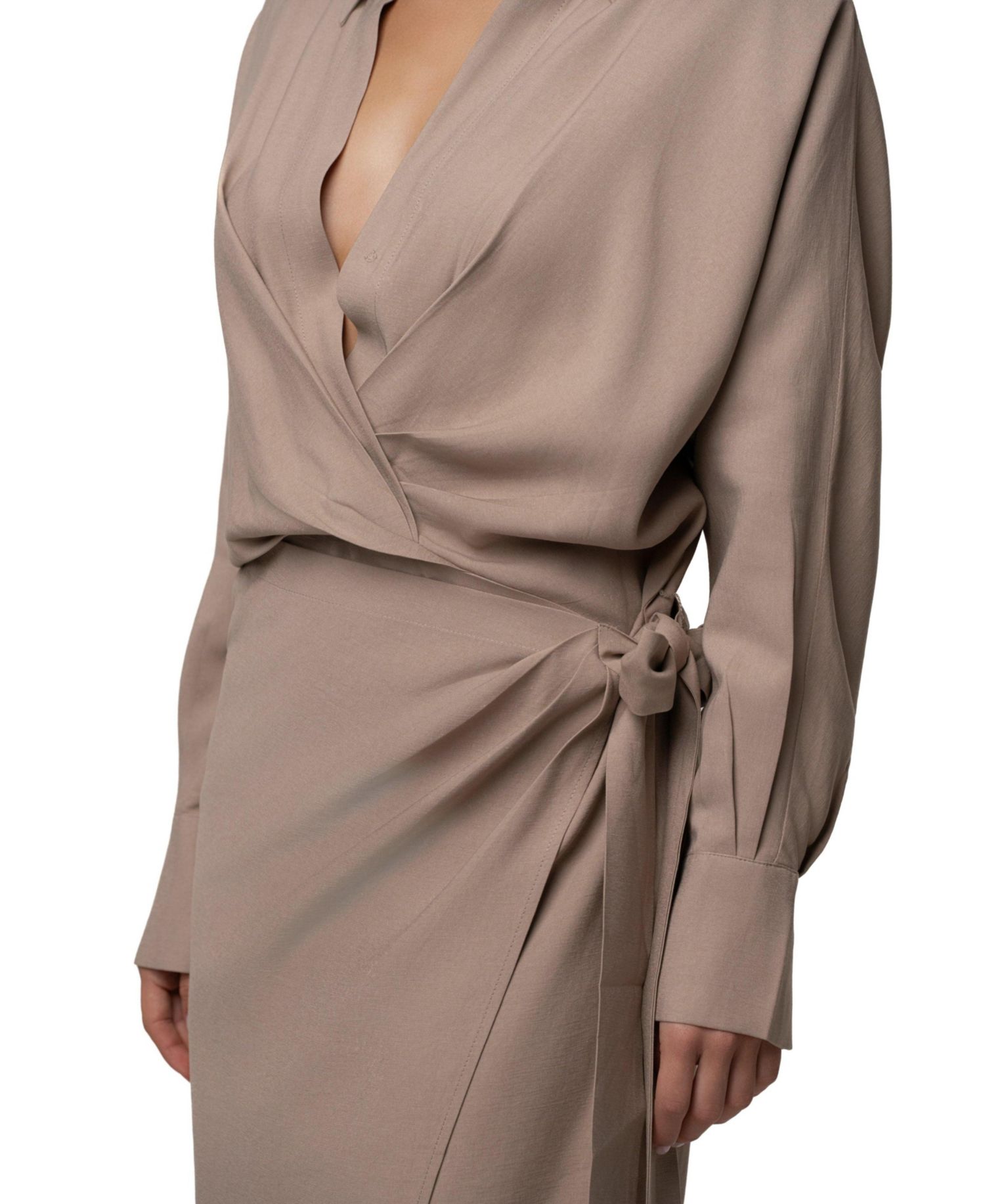 Women's Skyline Wrap Midi Dress