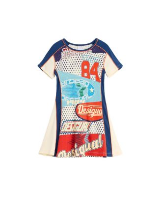 Girls's 3-14 Printed A-line dress