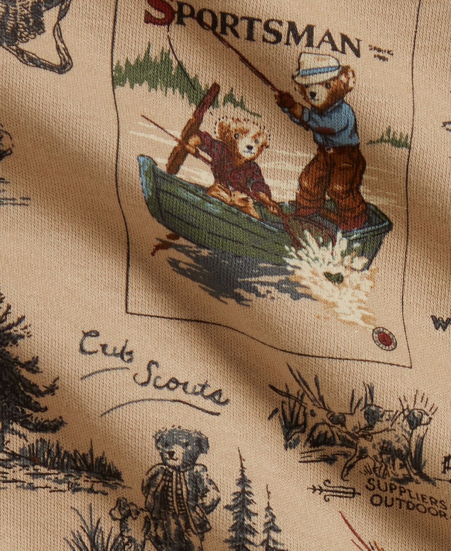 Боди Bear, хлопок, 2 шт. — Polo Ralph Lauren, цвет: Wilderness Scout — фото 4