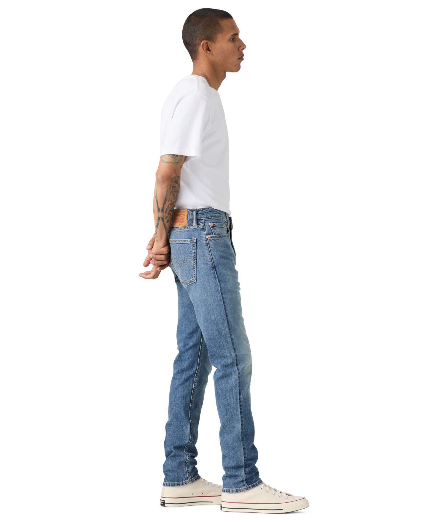 Мужские джинсы Levi's 510™ Slim-Fit Skinny Zip-Fly, цвет: Cool As A Cucumber — фото 4