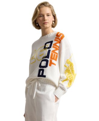Women's US Open Graphic Logo Cotton Sweater
