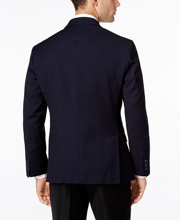 Kenneth Cole Reaction Men's Slim-Fit Soft Navy Geo Sport Coat - Macy's