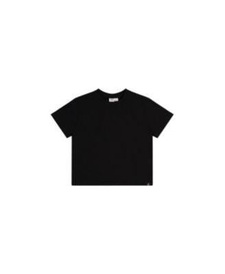 Little and Big Girl 6-14 Heavy Jersey Wide Short Sleeve T-Shirt