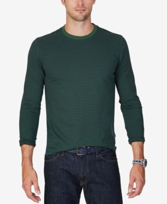 Nautica - Men's Feeder Stripe Long-Sleeve T-Shirt