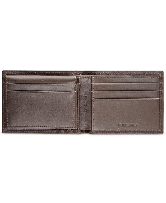 Perry Ellis Portfolio Men's Leather RFID Wallet - Macy's