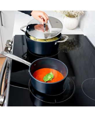 Maestro Ceramic Nonstick Saucepan with Lid, 2-Qt.