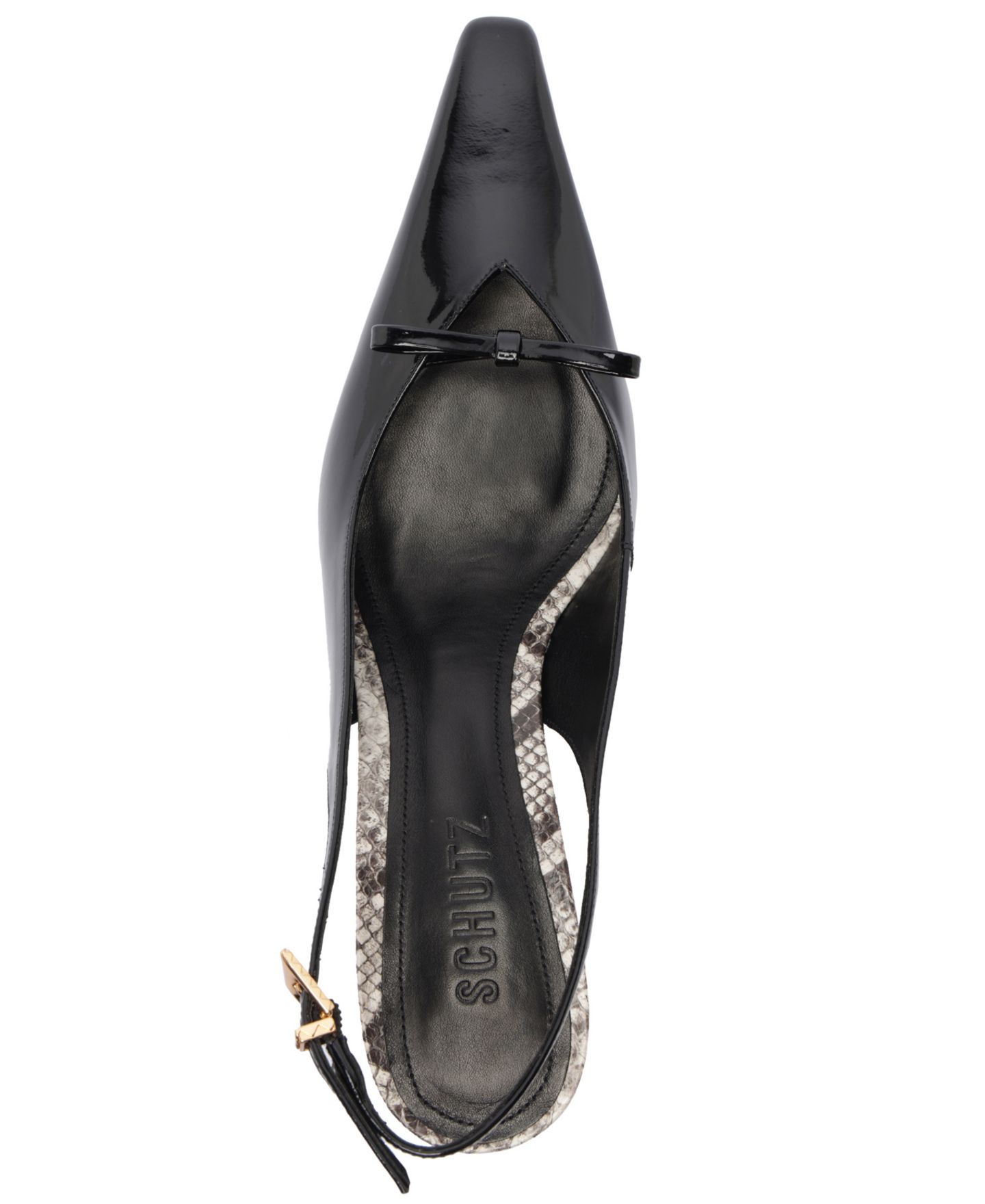 Женские туфли Schutz Rosie Slingback, цвет: Чёрный — фото 4