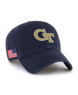 Men's Navy Georgia Tech Yellow Jackets Americana Heritage Clean Up Adjustable Hat