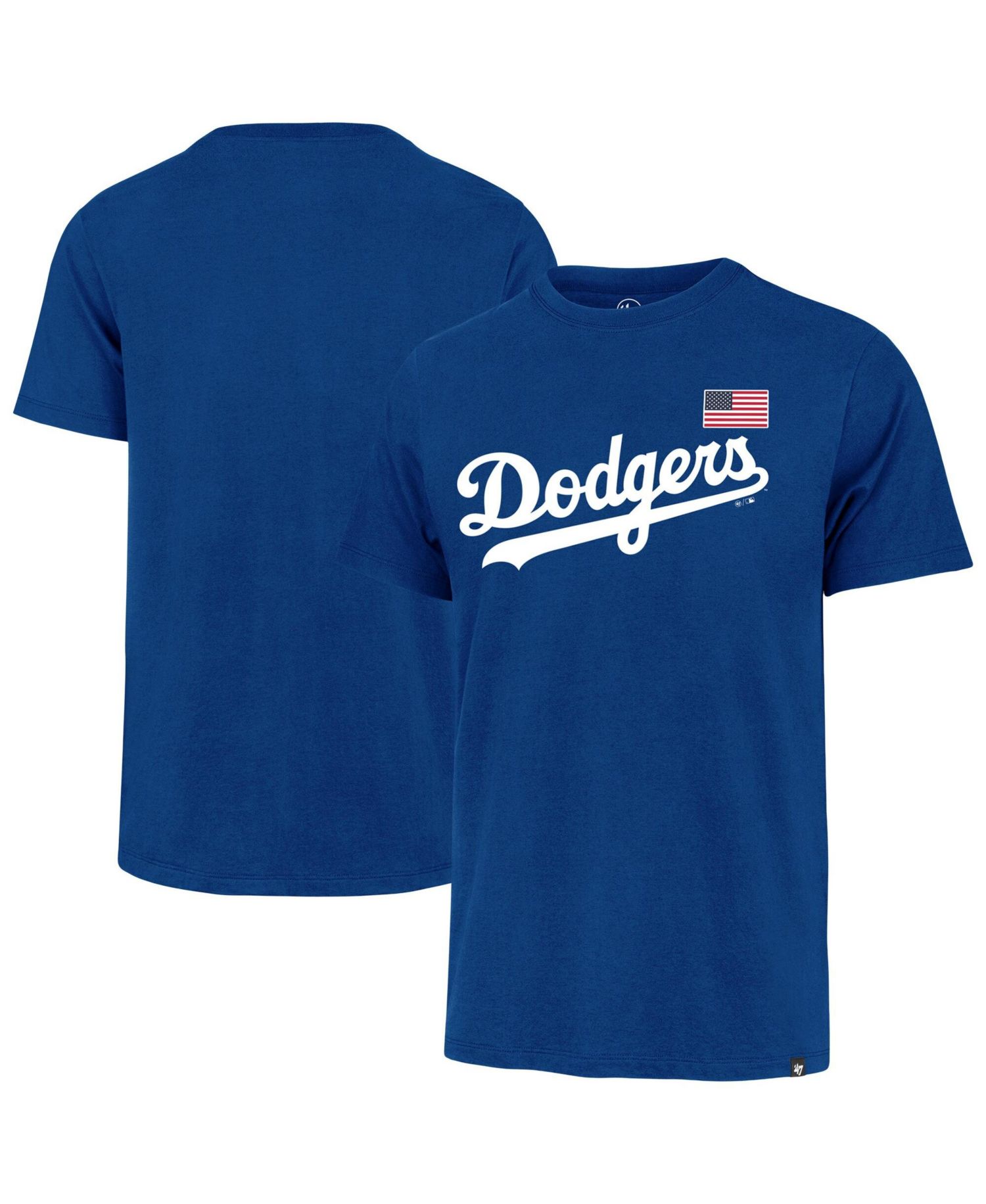 Men's Royal Los Angeles Dodgers Heritage U.S. Flag T-Shirt