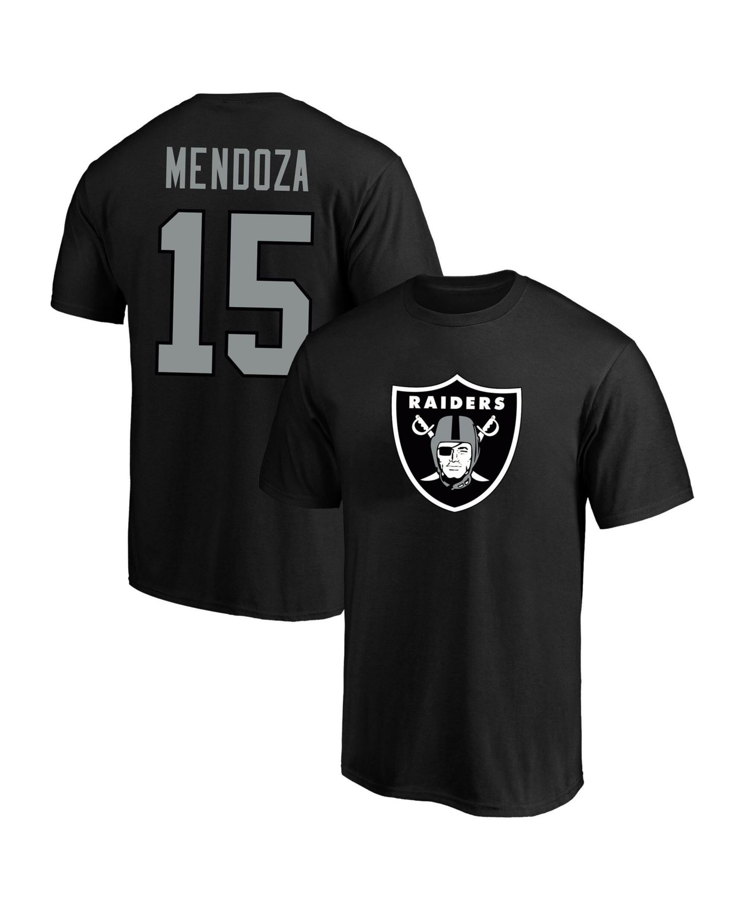 Men's Fernando Mendoza Black Las Vegas Raiders Big & Tall Player Name & Number T-Shirt