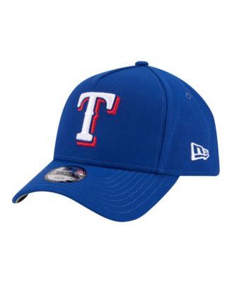 Big Boys and Girls Royal Texas Rangers 9FORTY A-Frame Adjustable Hat