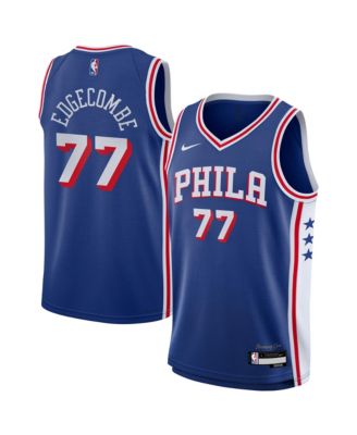 Big Boys and Girls VJ Edgecombe Royal Philadelphia 76ers Swingman Jersey