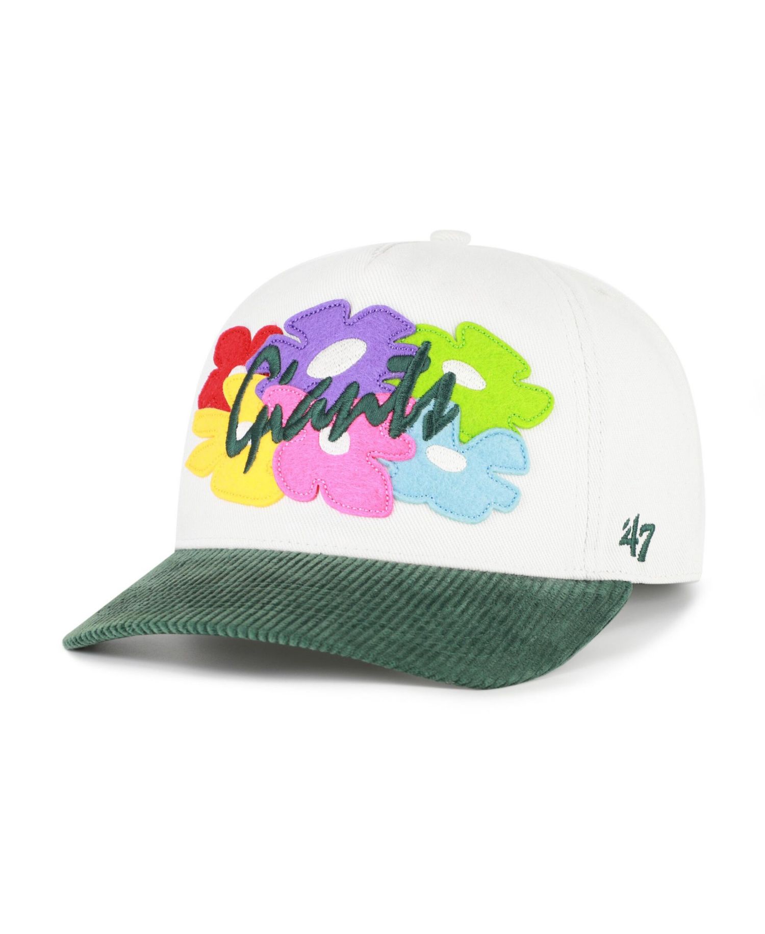 Men's White/Green San Francisco Giants Flora Gallery Hitch Adjustable Hat