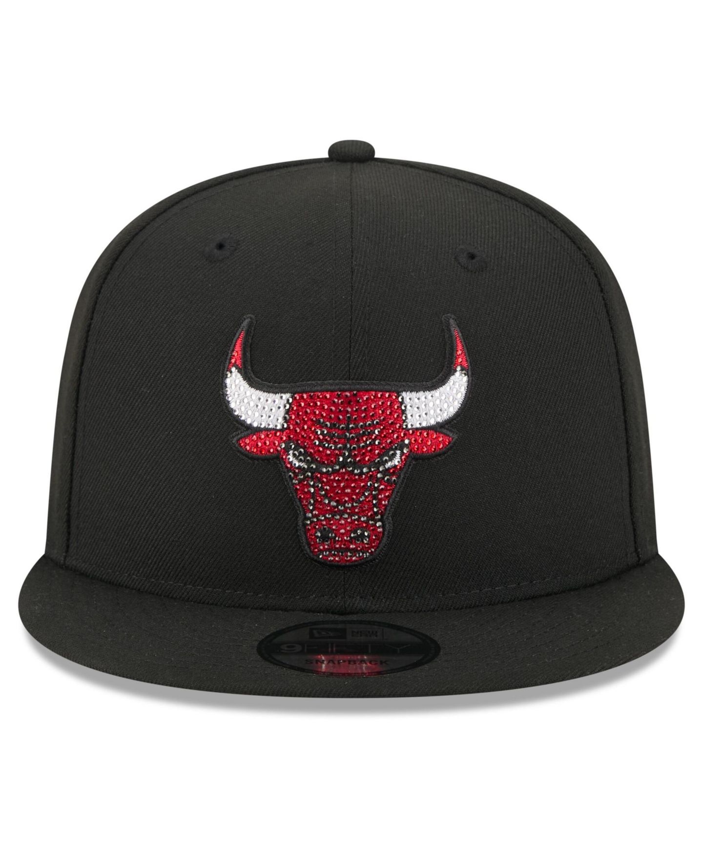 Мужская кепка New Era Black Chicago Bulls 2026 NBA Draft Crystal 9FIFTY Snapback Hat — фото 5