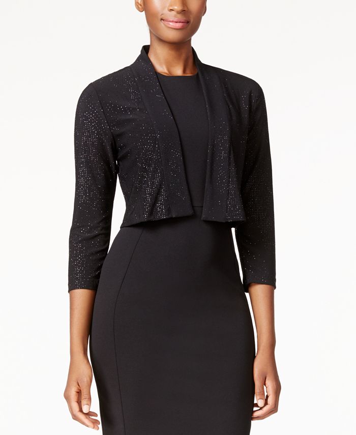 Calvin Klein Open-Front Sparkle Cardigan & Reviews - Sweaters - Women -  Macy's