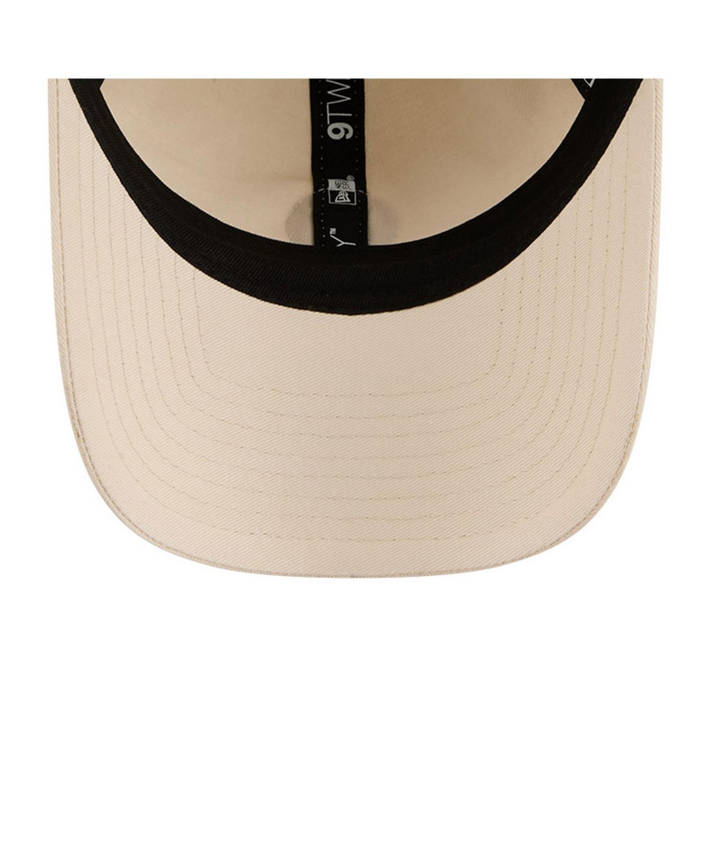 Мужская кепка New Era Beige Charlotte FC Micro Team Logo 9TWENTY Adjustable Hat — фото 2