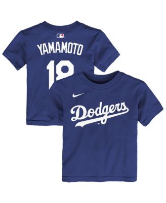 Toddler Yoshinobu Yamamoto Royal Los Angeles Dodgers Name & Number T-Shirt