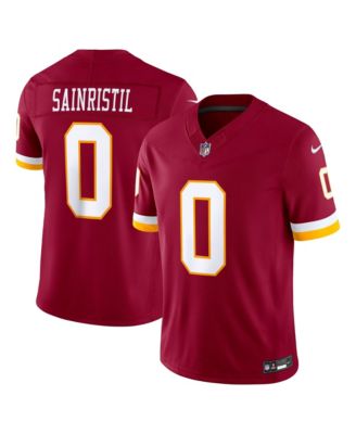 Men's Mike Sainristil Burgundy Washington Commanders Team Vapor F.U.S.E. Stitched Limited Jersey