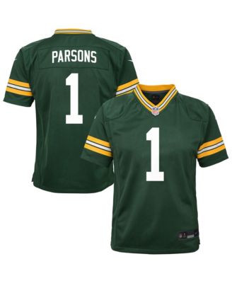 Preschool Micah Parsons Green  Bay Packers Team Game Jersey