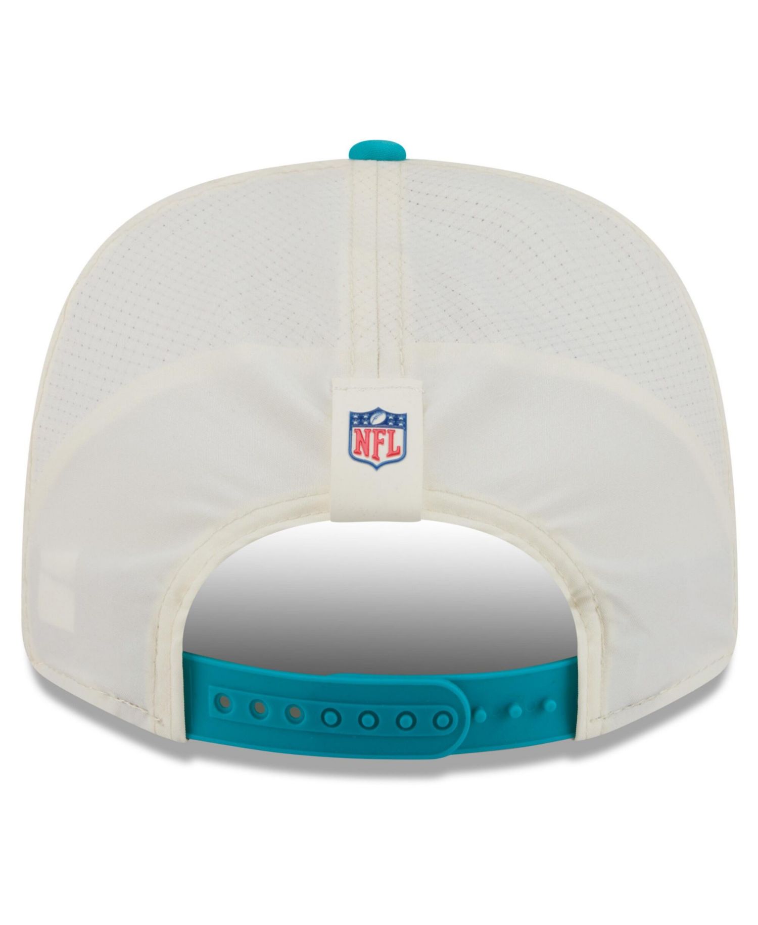 Men's Cream/Aqua Miami Dolphins 2026 NFL Training Camp 9SEVENTY Adjustable Hat