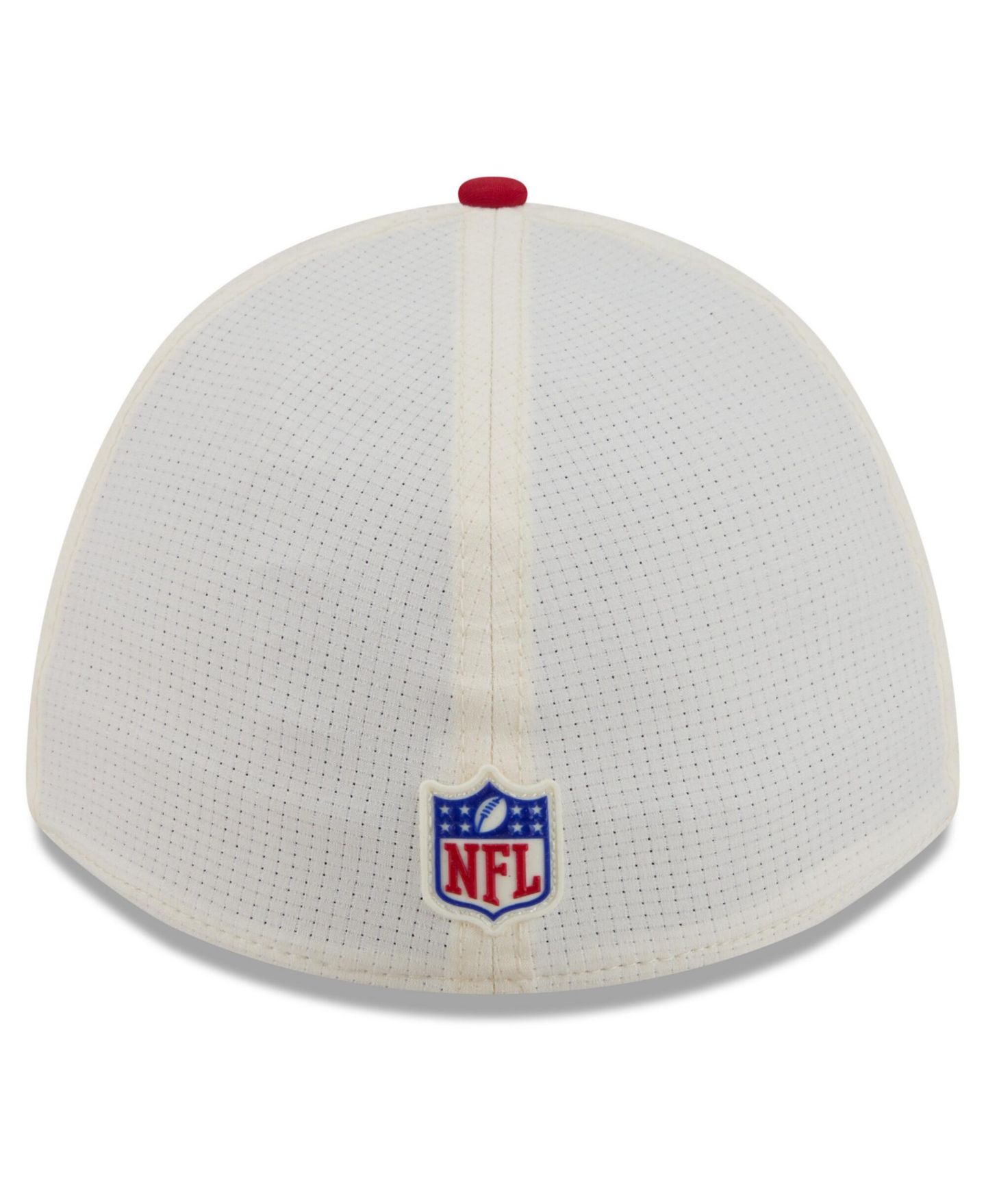 Мужская кепка New Era Cream/Scarlet San Francisco 49ers 2026 NFL Training Camp 39THIRTY Flex Hat — фото 3