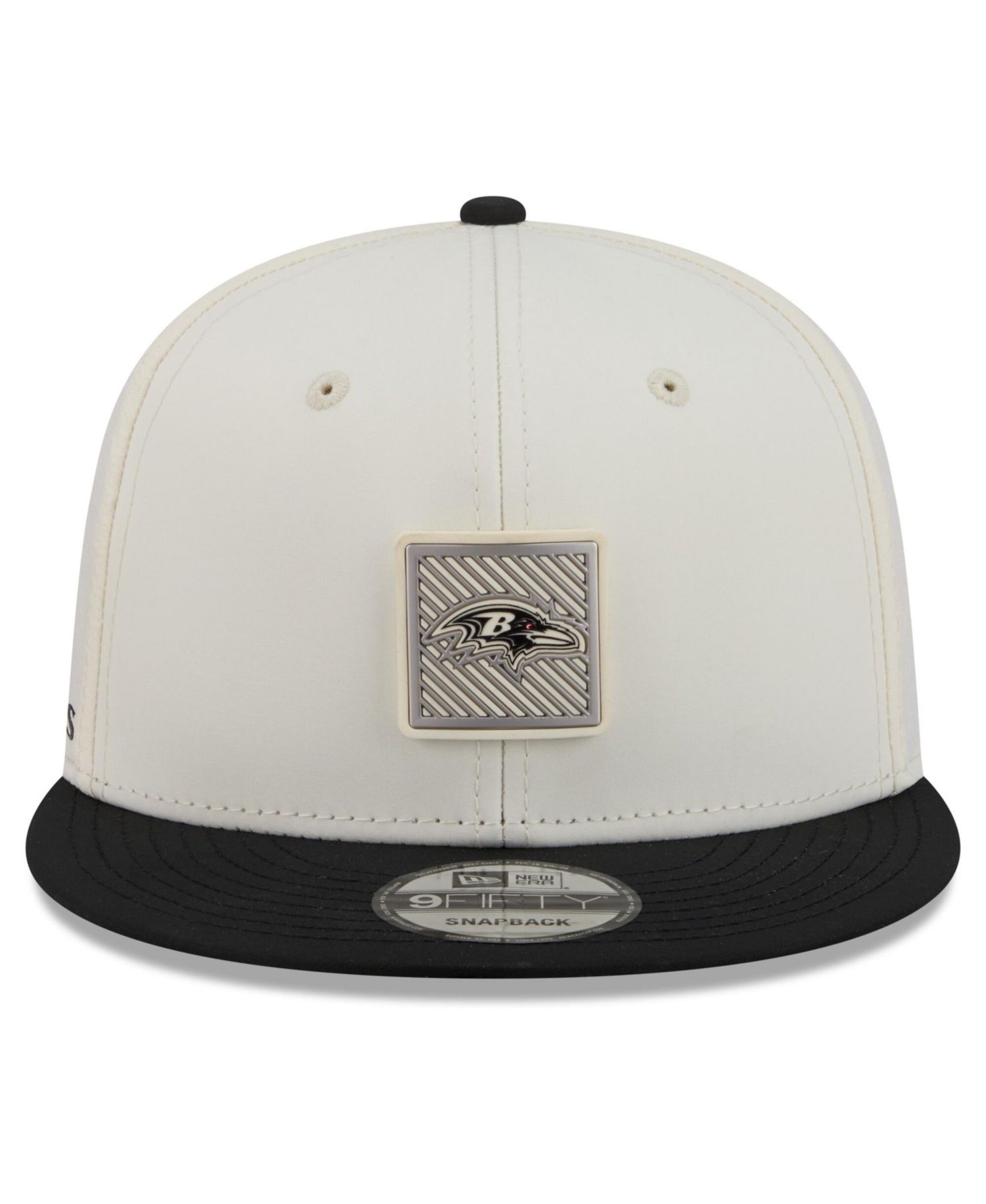 Men's Cream/Black Baltimore Ravens 2026 NFL Training Camp 9FIFTY Snapback Hat