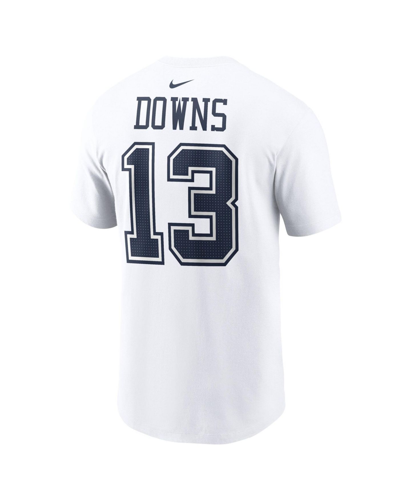 Мужская футболка Nike Caleb Downs White Dallas Cowboys 2026 NFL Draft Name & Number — фото 3