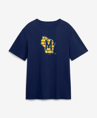 Men's Navy Milwaukee Brewers Alternate Logo Legacy T-Shirt