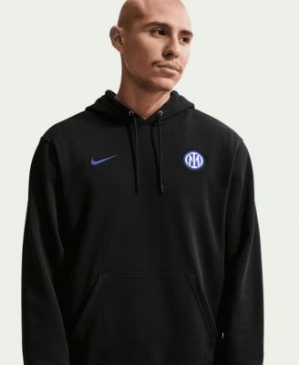 Men's Black Inter Milan Club Crest Fleece Hoodie