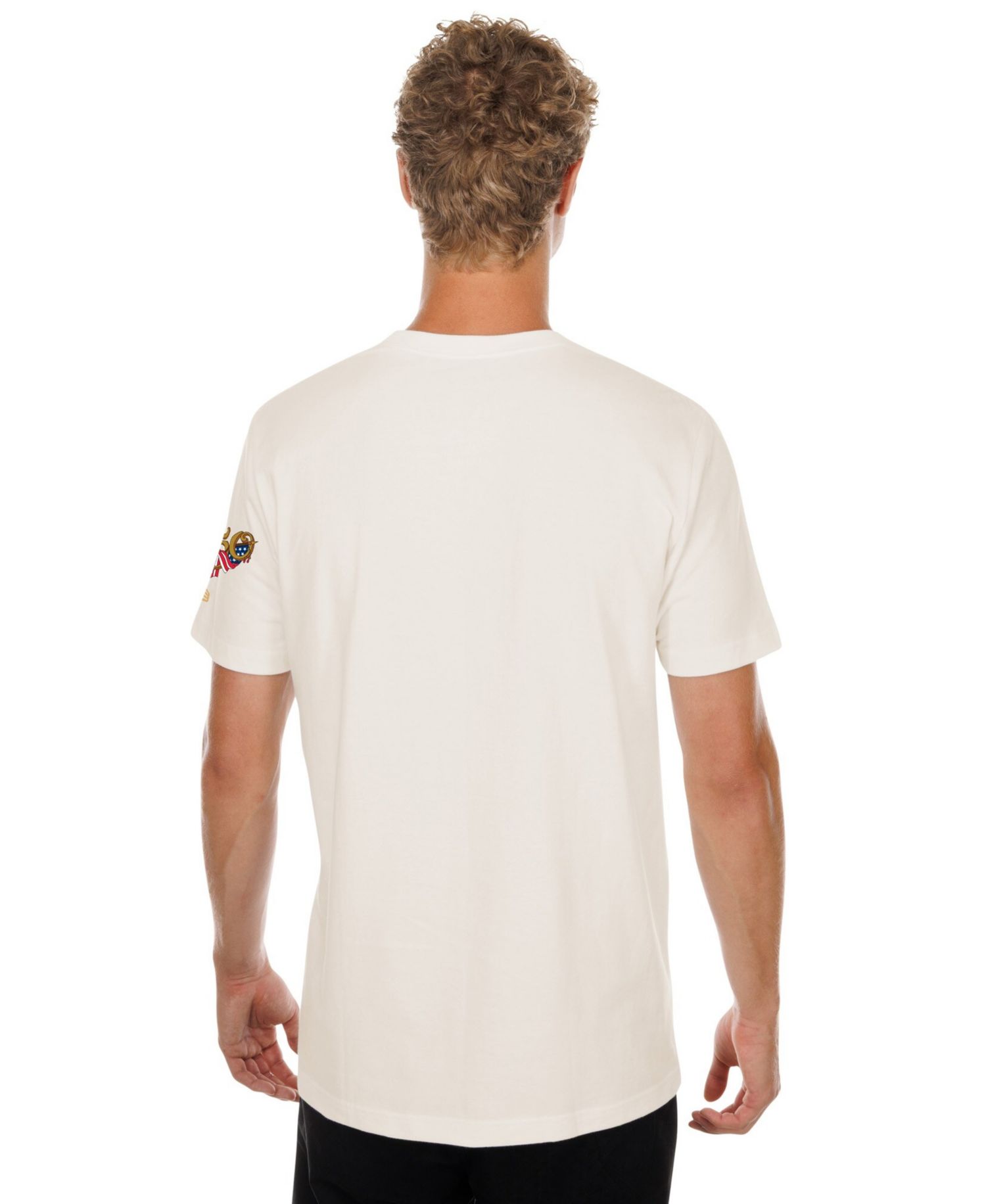 Men's Cream Baltimore Orioles 250th Fourth of July T-Shirt