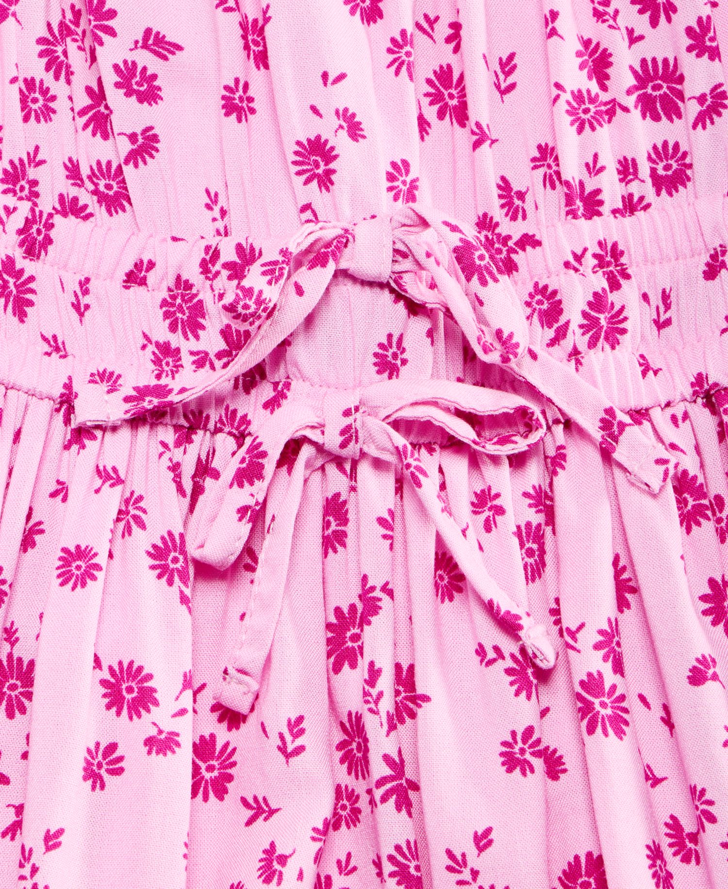 Girls' XS-XL Long-Sleeve Floral-Print Dress