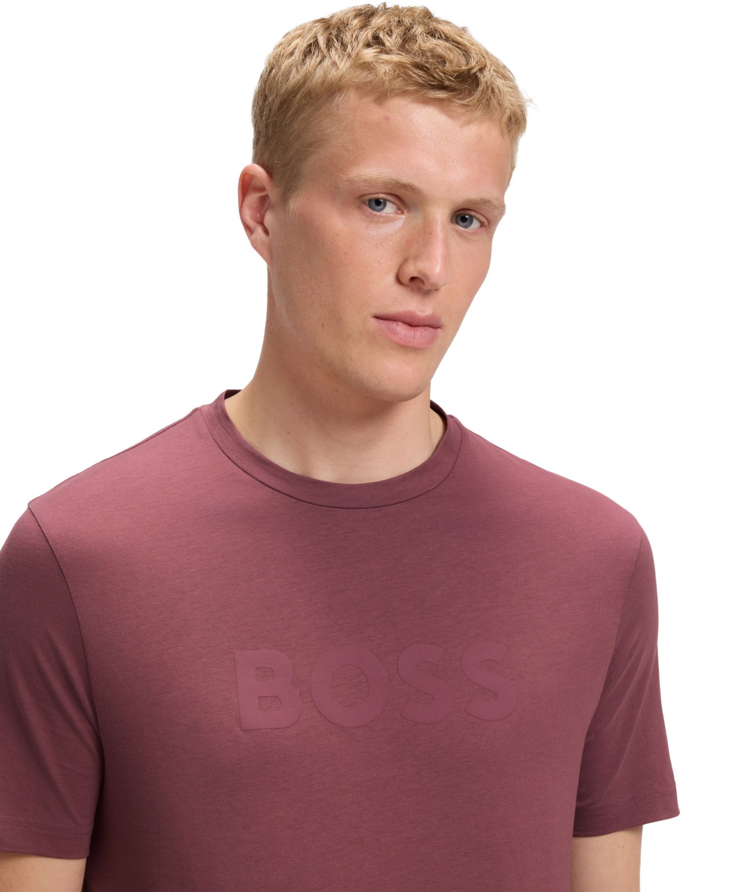 Men's Cotton Logo Print Regular-Fit T-Shirt