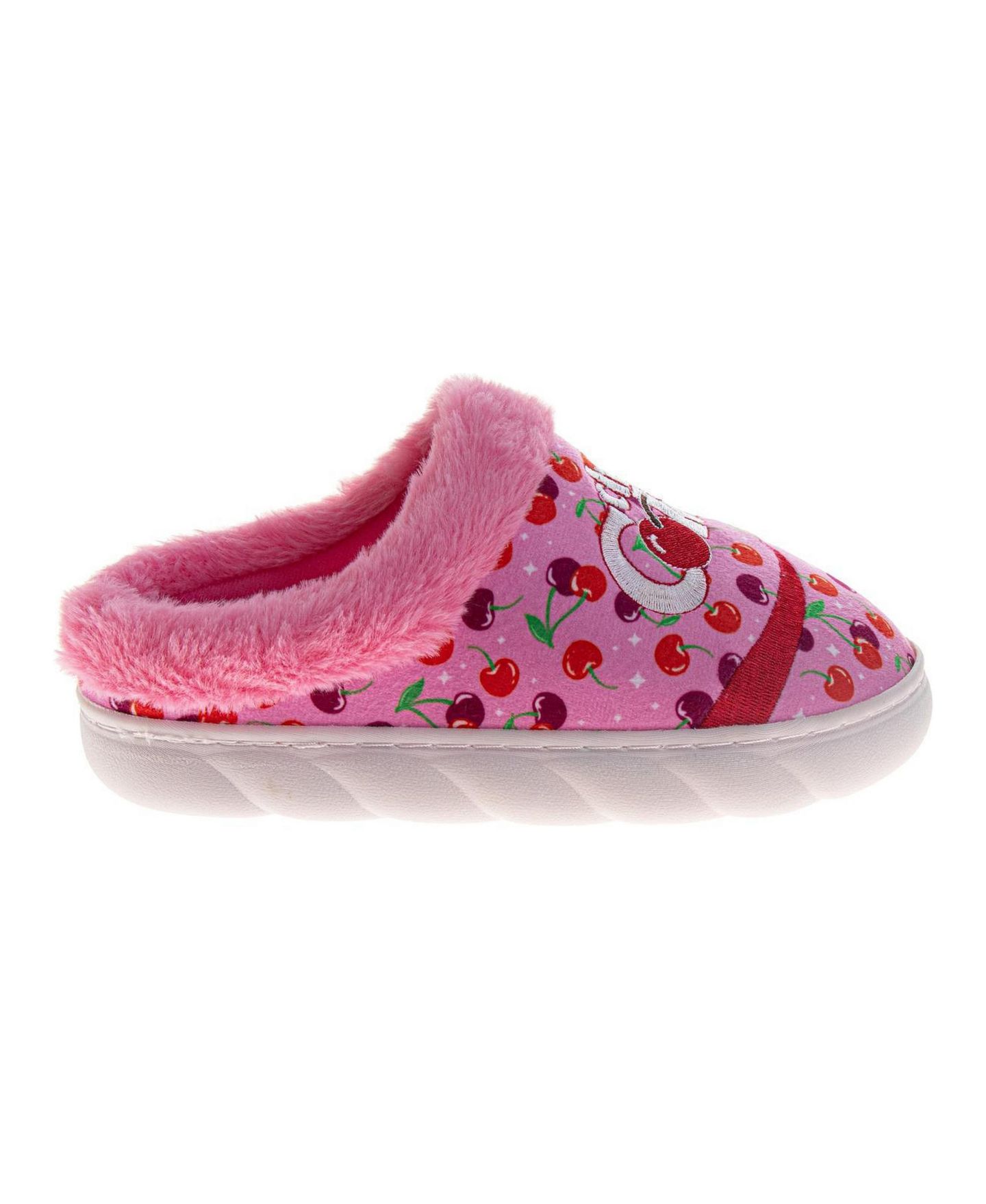 Женские тапочки Josmo Official Licensed Coca Cola Cherry Coke Casual Slippers, цвет: Вишнёвый — фото 2