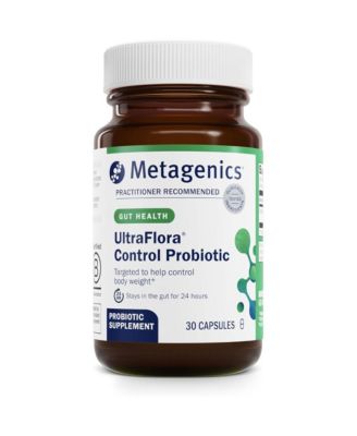 UltraFlora Control Probiotic Supplement - Shelf-Stable Formula with Prebiotics - Supports Healthy Gut Microbiome, Weight - 30 Servings