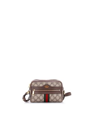Mini Ophidia Shoulder Bag GG Coated Canvas