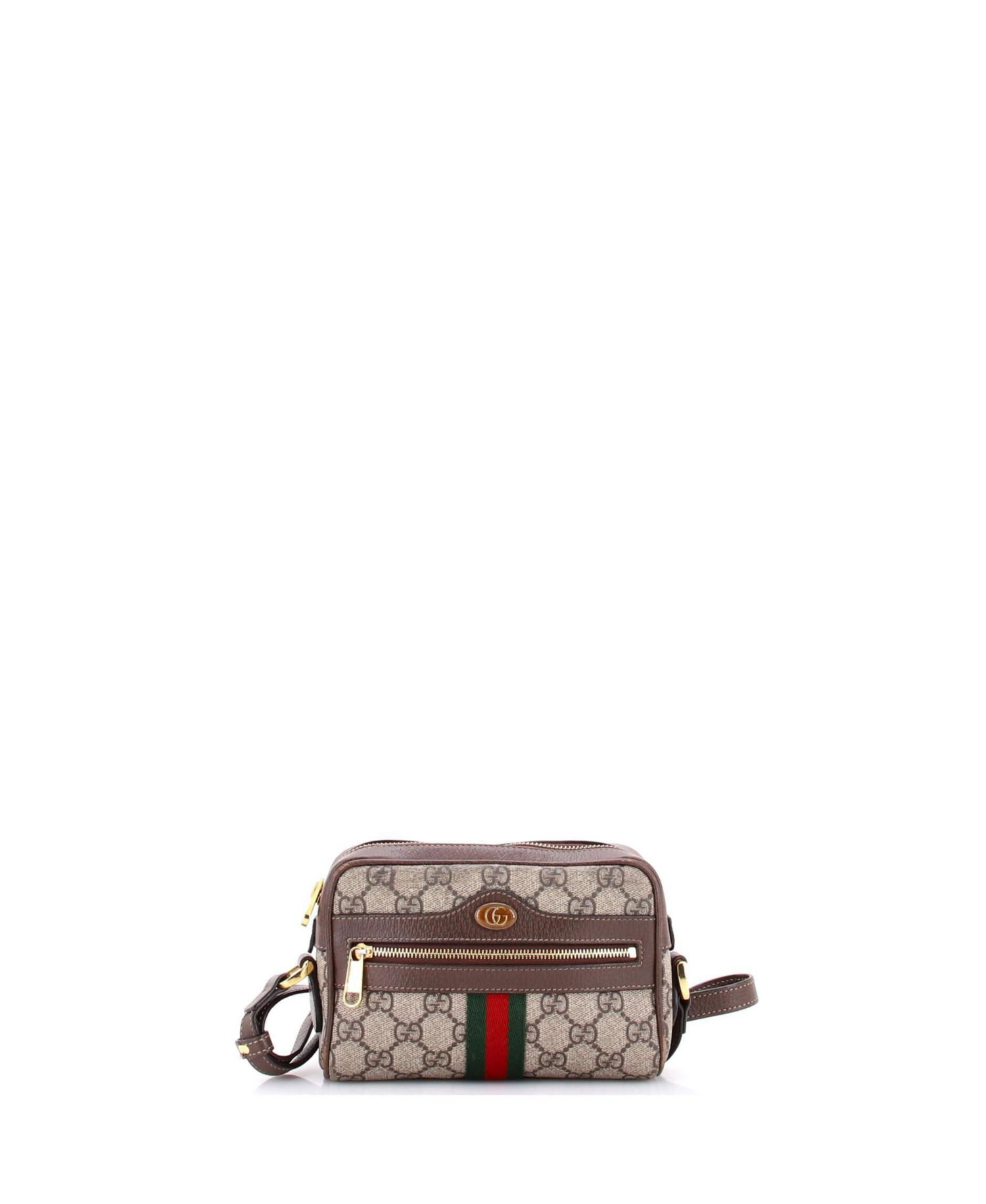 Mini Ophidia Shoulder Bag GG Coated Canvas